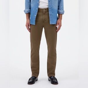 Madewell Men’s The Allday 1991 Straight-Leg Pant Driftwood Brown 30/32